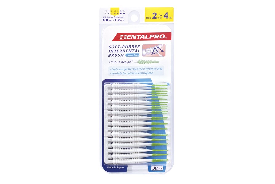 DentalPro Soft Rubber Interdental Brushes