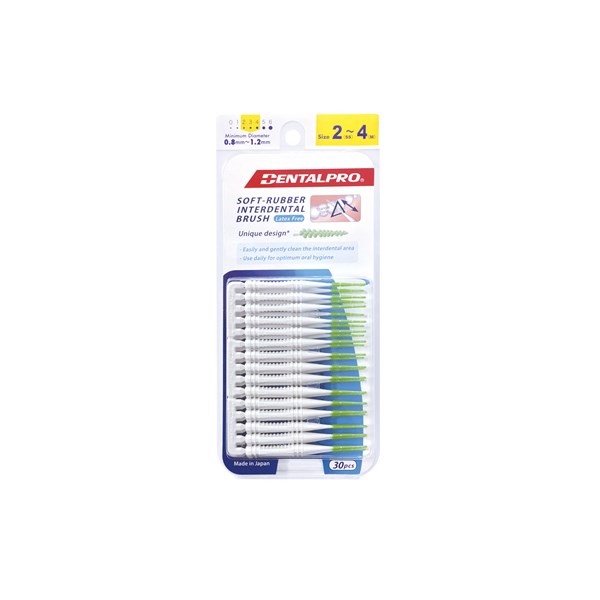 DentalPro Soft Rubber Interdental Brushes